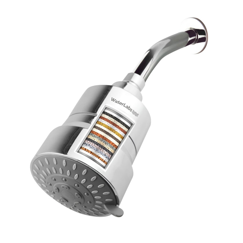 20-Stage ABS Shower Filter for Hard Water | Water Softener for Softer Hair & Skin | Fits All Standard Showers | Removes Chlorine, Lead, Fluoride & Impurities